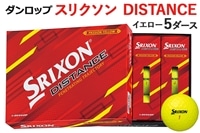 ダンロップ ゴルフボール スリクソン DISTANCE パッションイエロー 新 5ダース [1415]