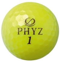 レビューキャンペーン対象 ブリヂストンゴルフボール「PHYZ5」YE色 1ダース [1826]