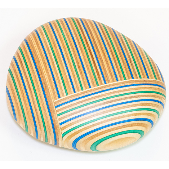 木製 ペーパーウエイト koishi-tr sq blu ブルーグリーン ウッドデザイン賞受賞 ペーパーウッド ペーパーウェイト 重り 重石 おしゃれ かわいい 雑貨 日用品 北海道 芦別市