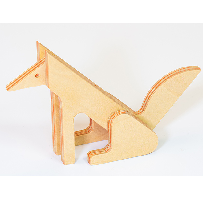 木製 動物パズル kitakitsune ウッドデザイン賞受賞 ペーパーウッド パズル おもちゃ 立体パズル 玩具 おしゃれ かわいい 立体 ジグソーパズル 雑貨 日用品 遊び道具 知育玩具 置物 インテリア 北海道 芦別市