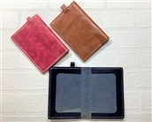 NO766 高級本牛革手縫いの障害者手帳入れ / 本牛革 手帳入れ 手縫い ポケット付き