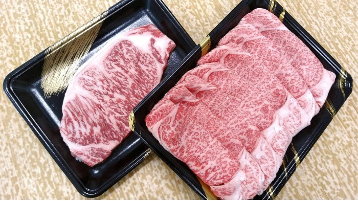 みなせ牛特選ステーキ＋味わい肩ロースセット【みなせミートセンター】[H03-1801]