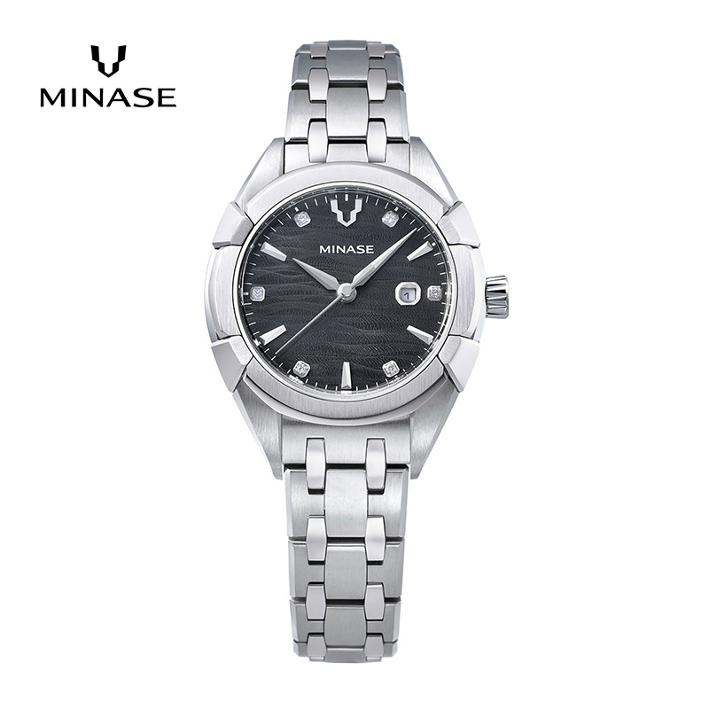 MINASE時計 Uruga31 ブレスレットタイプ（UG02-M01NGY-SSB）【協和精工株式会社】[F11928]