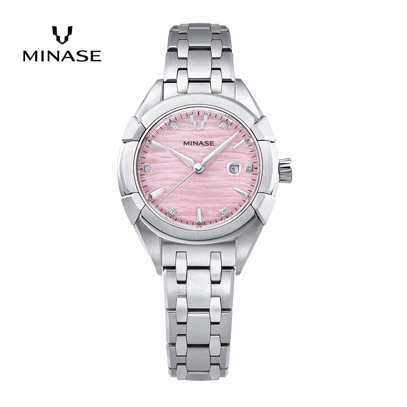 MINASE時計 Uruga31 ブレスレットタイプ（UG02-M01NPK-SSB）【協和精工株式会社】[F11929]