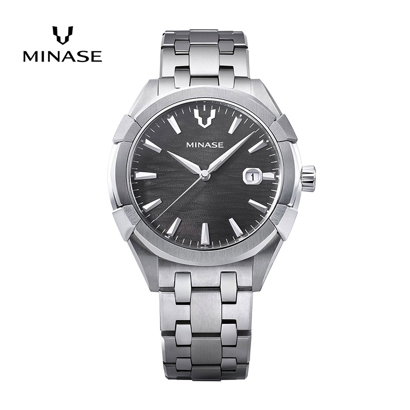 MINASE時計 Uruga42 ブレスレットタイプ（UG03-M01NGY-SSB）【協和精工株式会社】[F11935]