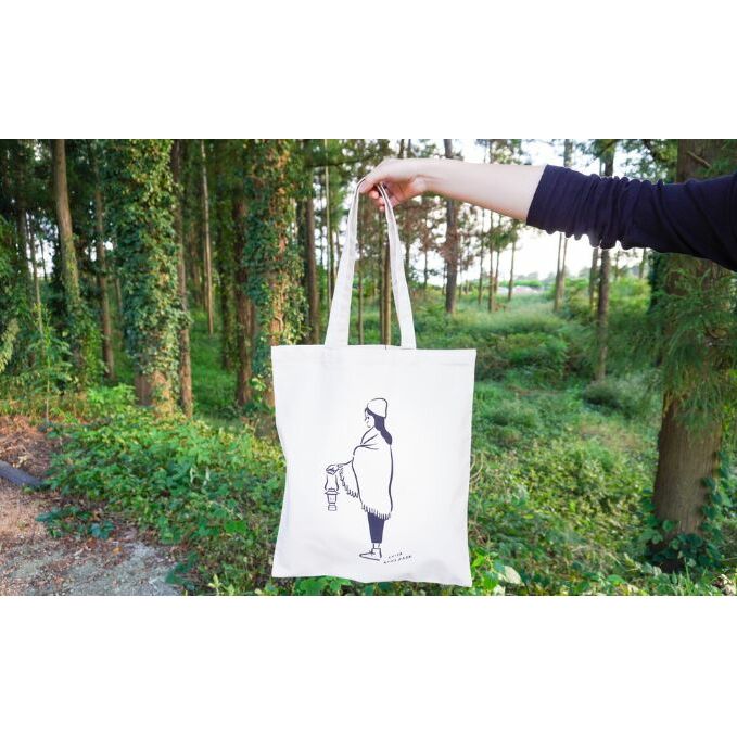 千葉ウシノヒロバ　トート　キャンプガール【アウトドア  自然】 ファッション かばん トートバッグ おしゃれ レディース メンズ カジュアル キャンバス シンプル ショッピングバッグ エコバッグ 