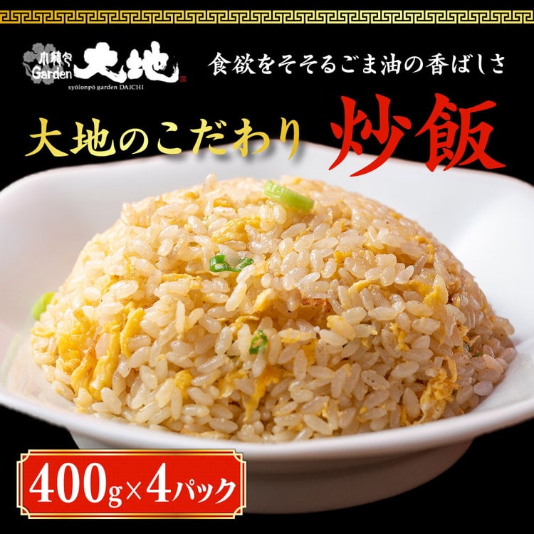 これが大地の炒飯です 400g×4パック入り ※着日指定不可