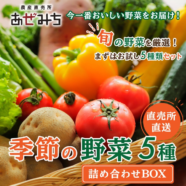 新鮮野菜 5種類詰合せ ※着日指定不可