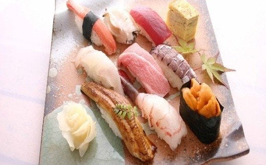 【店舗飲食】塩竈寿司海道 仁王寿司 特上握り(2人前) 【04203-0199】
