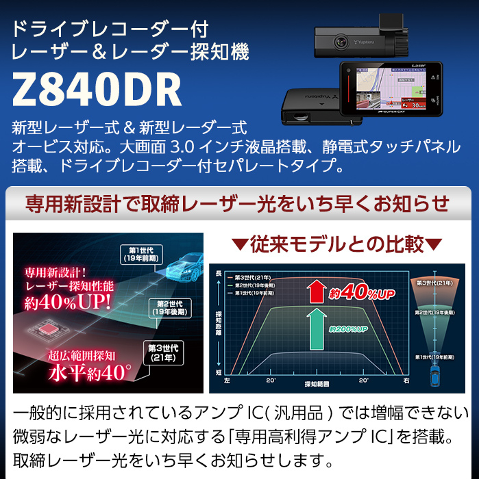送料込み　ユピテル　スーパーキャット　Z840DR＋OP-CM203 送料込み ユピテル スーパーキャット Z840DR＋OP-CM203 - メルカリ