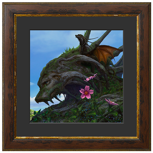 内尾和正 イラスト 『心勇』  絵画 インテリア 