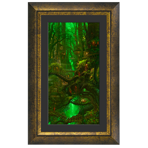 内尾和正 イラスト 『燐光回廊』  絵画 インテリア 