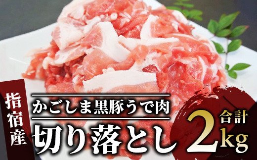 かごしま黒豚ウデ切落し250g×8Pセット(岡村商店/A-210)