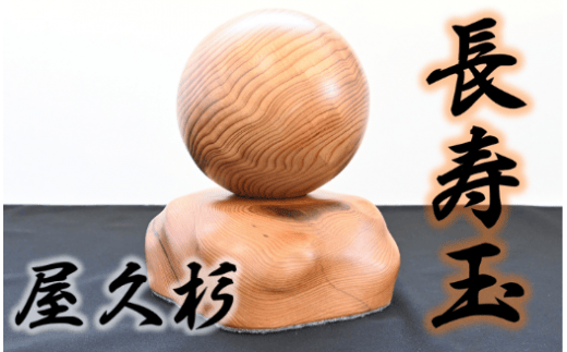 ドラマ「イチケイのカラス」の美術で使用された【屋久杉で創った】幸せを呼ぶ長寿玉(高橋工芸/077-1221)