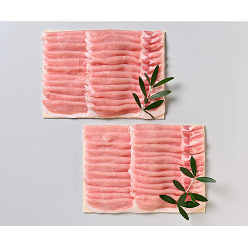 オリーブ豚ロースしゃぶしゃぶ用 1200g(600g×2) お肉 豚肉