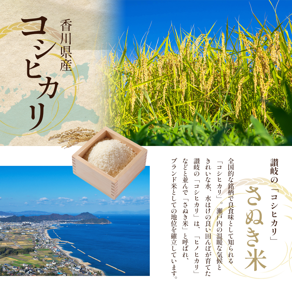 令和6年産 新米「コシヒカリ」30kg（玄米） | 香川県東かがわ市 | JRE MALLふるさと納税