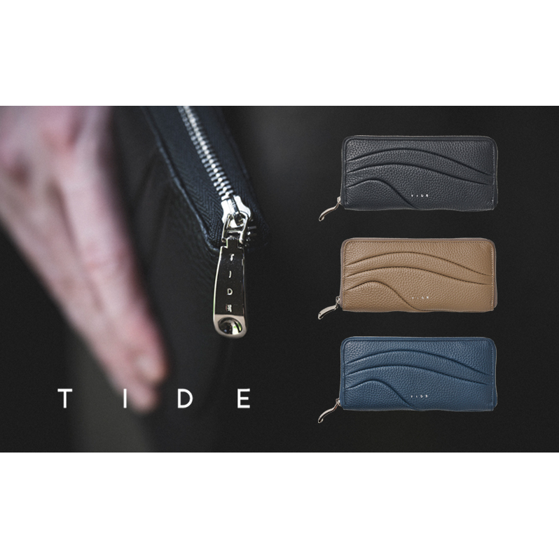【TIDE】07/42 LONG WALLET 財布 ウォレット 牛革 レザー 東かがわ 雑貨 日用品 ファッション小物