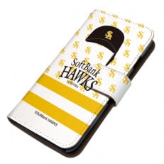 福岡ソフトバンクホークス iPhoneケース 手帳型 pattern-ip12-15【1225226】