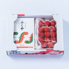 【11月下旬より順次発送】博多名物「あまおう」&ふくや「味の明太子」(大)(大野城市)【配送不可地域:離島】【1102518】