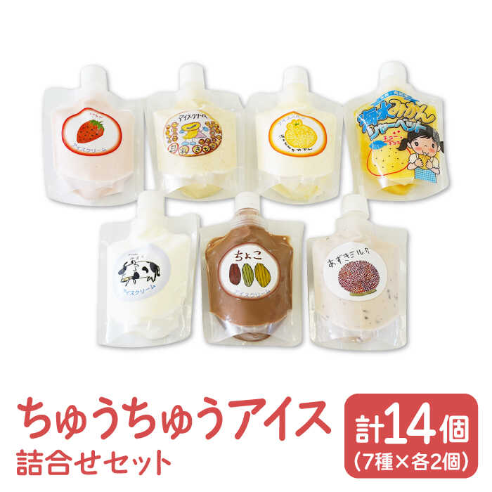 【小さいお子様にもおすすめ！】ちゅうちゅうアイス（チューブ入り）詰め合わせセット【佐賀西部コロニー白石作業所】 [ICL004]