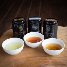 特産の「まめ茶」と緑茶葉からつくる「つわ乃紅茶」「翠香」(特上煎茶) のセット【1145865】