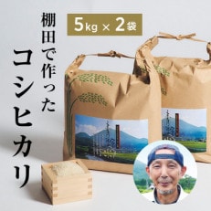 青野山の湧水と朝晩の寒暖差が育んだ棚田の甘～い米「コシヒカリ」(白米5kg×2袋)(令和7年産)【1524992】