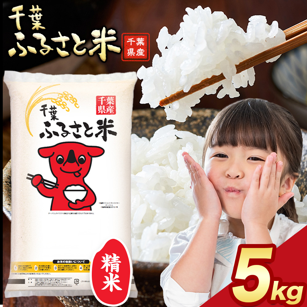 令和6年産 米 千葉 ふるさと米 5kg[9月下旬-11月上旬頃出荷]千葉県 勝浦市 米 白米 精米 国産 お米 おこめ お弁当 おにぎり こしひかり---kastuura_lcl_17---