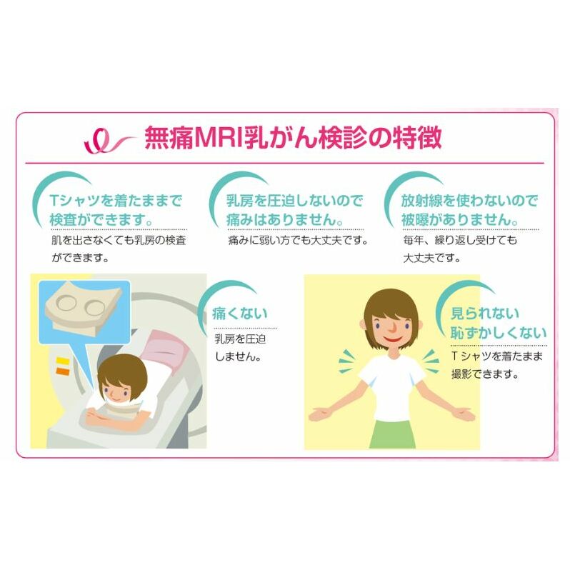 痛み診療 All in One 裁断済 無痛MRI 乳がん検診(ドゥイブス・サーチ)2名様分 検査 女性