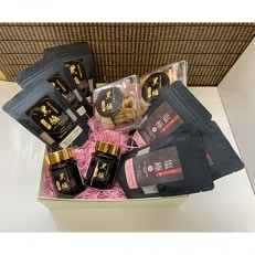 黒にんにく塩×3袋・黒にんにくパウダー×3袋・黒にんにく約100g×2・黒にんにくペースト70g×2【配送不可地域:離島・沖縄】【1104312】