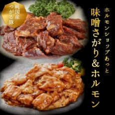 津軽豚の味噌サガリ&ホルモンセット (850g)保存料・化学調味料無添加【配送不可地域:離島・沖縄】【1450682】