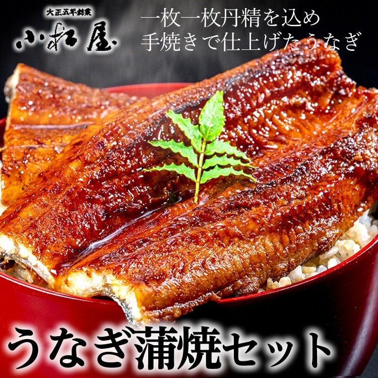 小松屋 うなぎ蒲焼セット | メディアに紹介されたうなぎ屋 国産 冷蔵 うなぎ 鰻 ウナギ 蒲焼き かば焼き 土用丑の日 ※離島への配送不可