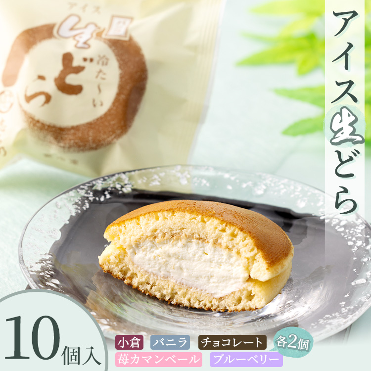 アイス生どら 10個セット ※離島への配送不可 ※2024年5月下旬~9月中旬頃発送予定