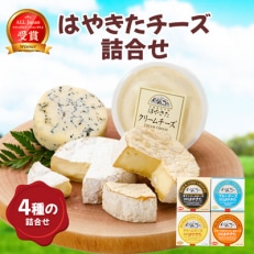 高評価! ナチュラルチーズコンテスト受賞! 夢民舎ブランド はやきたチーズ詰合せセット【配送不可地域：離島】【1000073】
