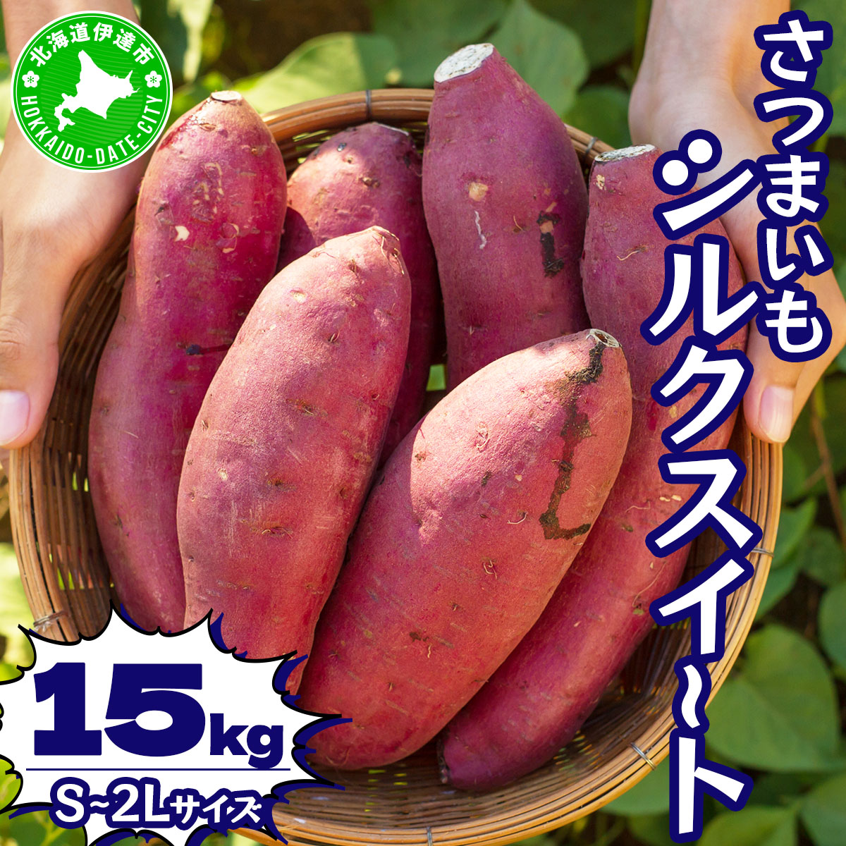 北海道 伊達 さつまいも シルクスイート 15kg 熟成 高糖度 サツマイモ 芋 甘い スイートヤバ芋 産地直送【55251153】