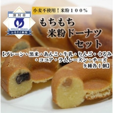 米粉で作ったドーナツ「ふっくりんぐ詰め合わせ(9種 各1個)」【1333141】