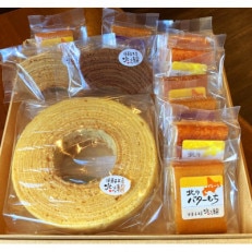 北いち輪の「バウムクーヘンとオリジナル焼菓子」詰め合わせ【配送不可地域:離島】【1348618】
