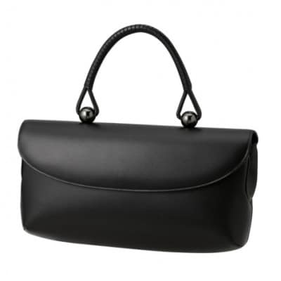 【濱野皮革工藝のフォーマルバッグ】ロイヤルモデル(ブラック×ブラック金具)【1640678】