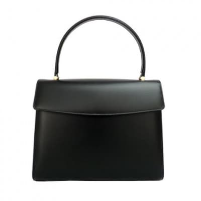 【濱野皮革工藝 HAMANO バッグ】シンフォニア フォーマルバッグ(ブラック×ゴールド)【1652433】