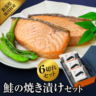 ご飯にもお酒にも合う!鮭の焼き漬けセット (2切入×3袋)【配送不可地域：離島】【1390419】