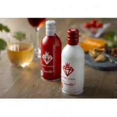 国産苺スパークリングワイン ミガキイチゴ・カネット290ml(赤白各2本)【配送不可地域:離島】【1125794】