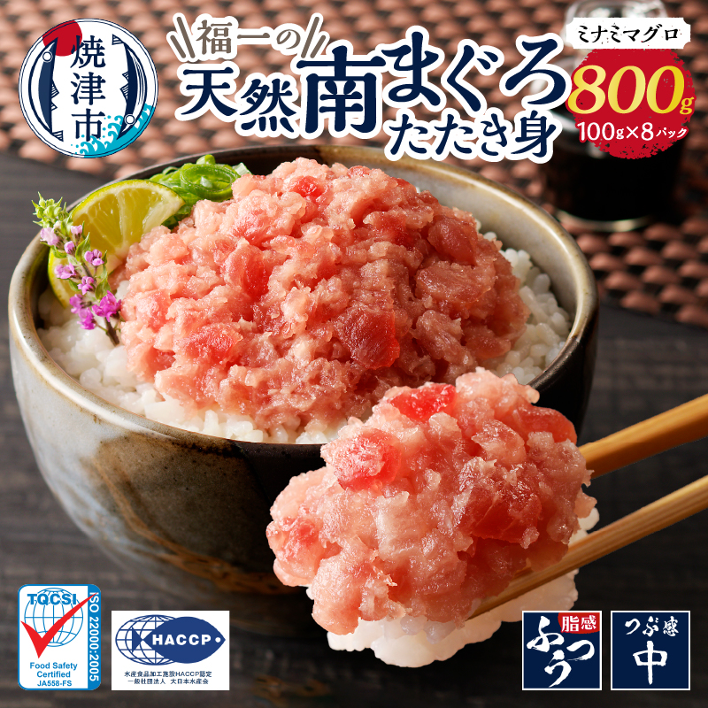 a10-1095 マグロ ネギトロ ねぎとろ 冷凍 小分け 天然南まぐろたたき身100g×8パック