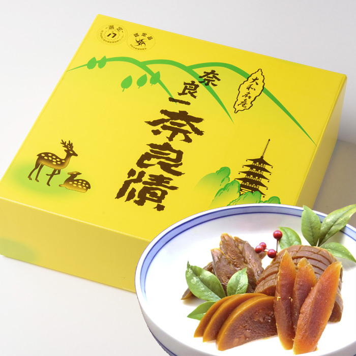 【奈良といえば奈良漬】豪華4種類入り!本格派 桶入り詰合せセット(うり×2、きゅうり×1、すいか×1、守口大根×1)