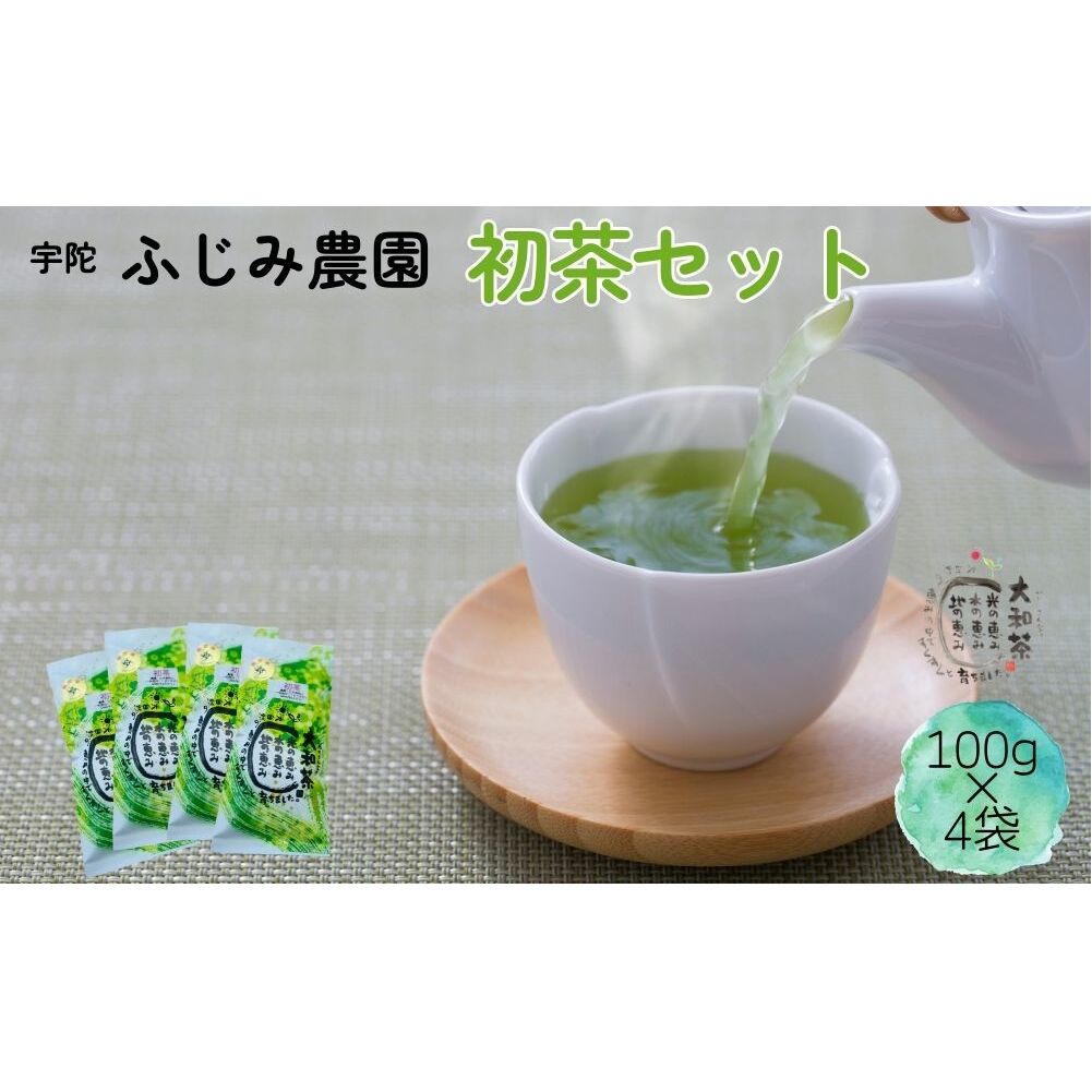 初茶4袋セット / ふじみ農園 緑茶 安心 安全 無農薬 奈良県 宇陀市