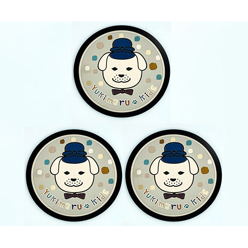 チタン製デザインプレート『雪丸』 3枚組 雑貨 日用品