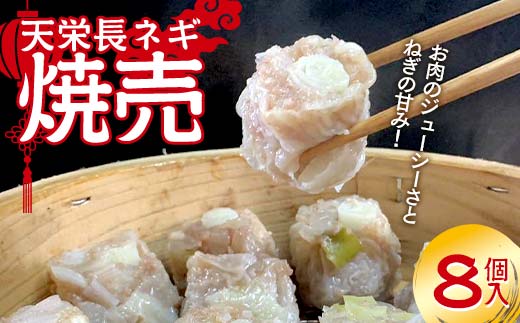 天栄長ネギ 焼売 8個入り 惣菜 中華 冷凍 おかず 葱 ねぎ しゅうまい シュウマイ F21T-324