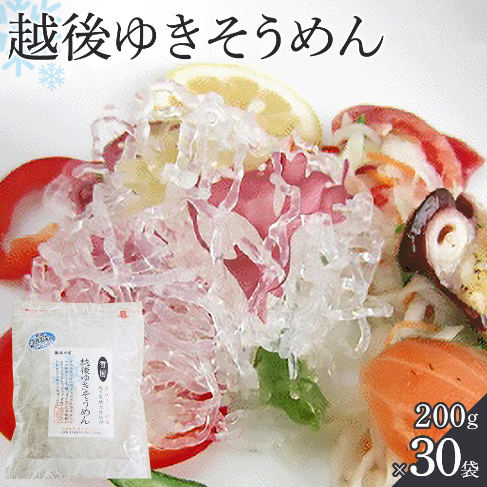 越後ゆきそうめん(200g×30袋)