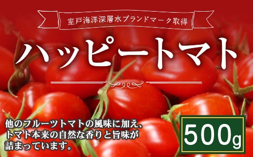 kw001ハッピートマト500g[室戸海洋深層水ブランドマーク取得]