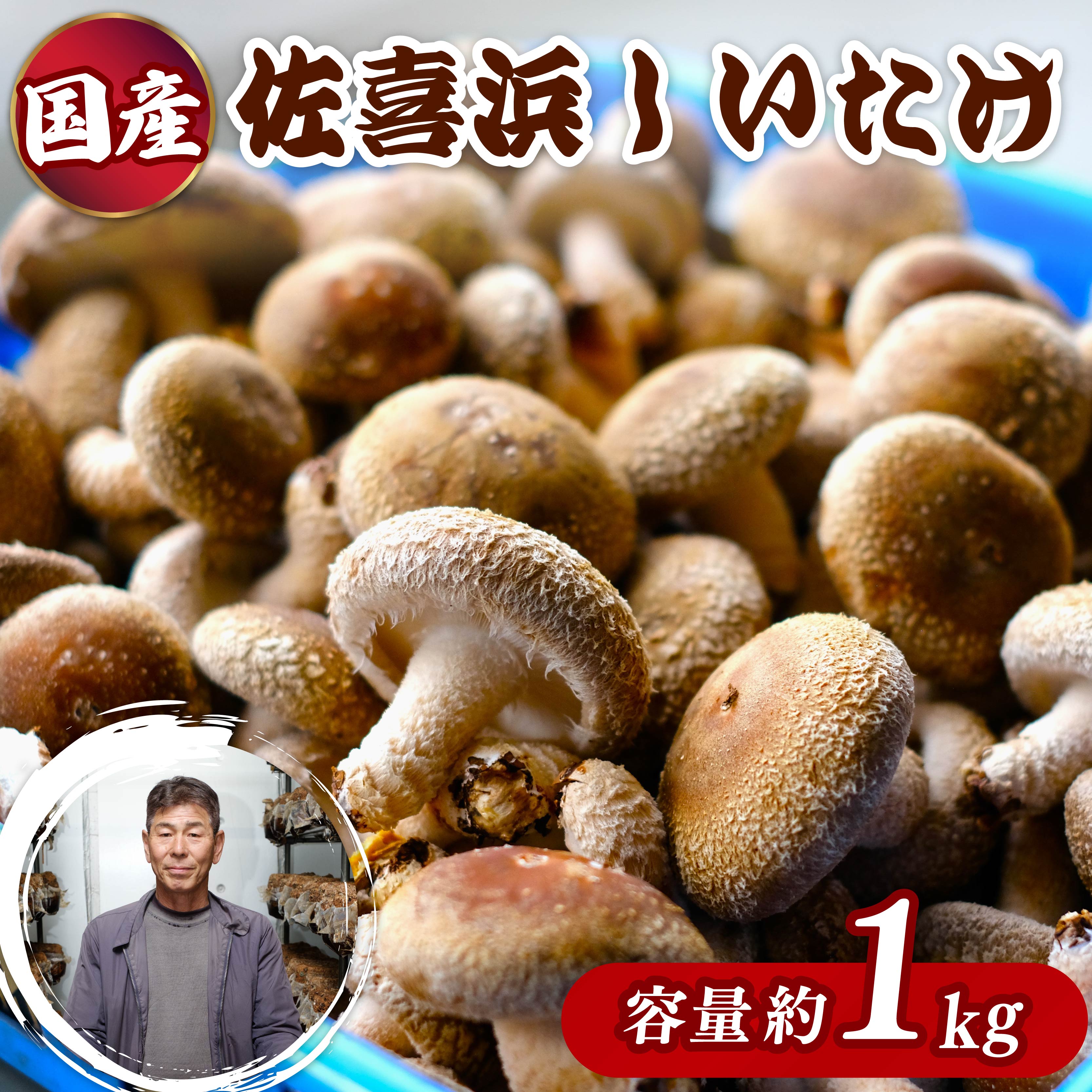nc007佐喜浜しいたけ[約1kg]_ 国産 高知県 椎茸 シイタケ 野菜