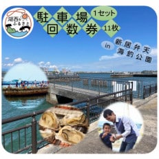 新居弁天海釣公園★駐車場回数券 1セット(11枚綴)【1450305】