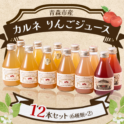 カルネ りんごジュース 12本セット【1076429】